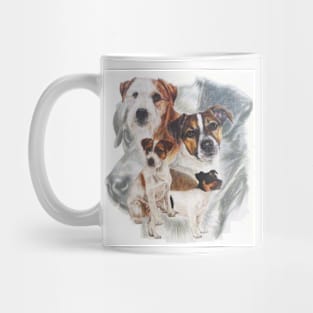 Jack Russell Montage Mug